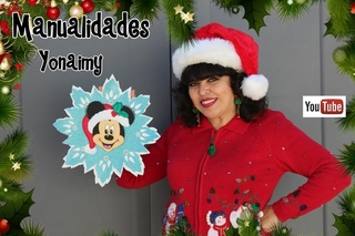 ADORNO NAVIDEÑO DE MICKEY MOUSE