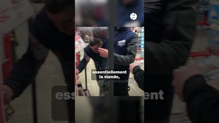 Les agriculteurs s'invitent dans les supermarchs de Fougres #agriculture