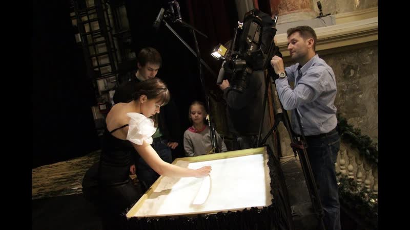 Sand Animation in Hermitage