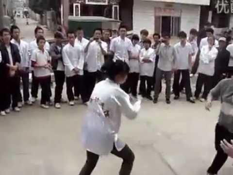 Wing Chun vs Wing Chun Girl vs Girl ( HARD CORE FULL