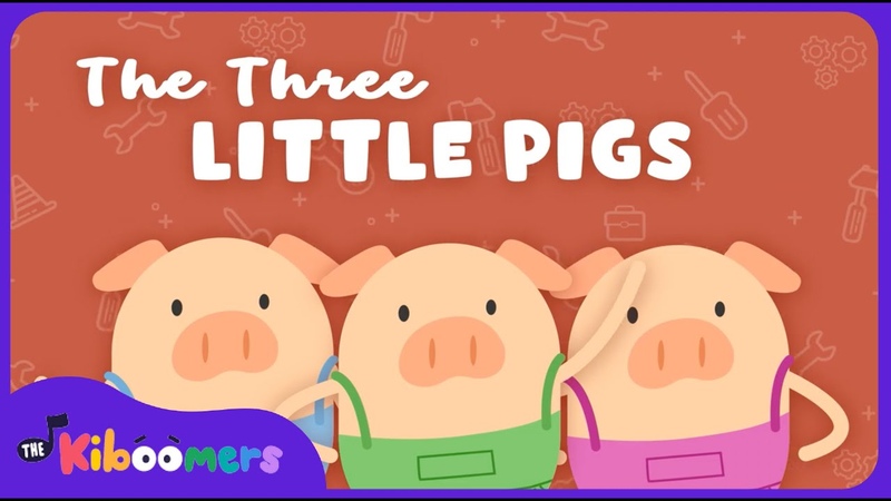 Three Little Pigs The Kiboomers Preschool Songs Fairy Tales