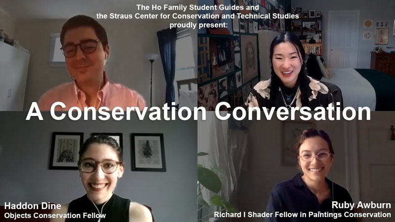 A Conservation Conversation: Student Guides Chat with Art Conservators Ruby Awburn Haddon