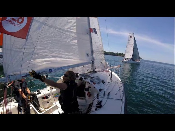 Harbor racing Classe Mini Irina Gracheva boat