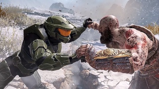 Master Chief Vs Kratos mod God of War