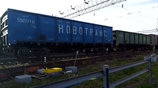 ТЭМ7А-0162. 2М62-0886. Испортили Машку перекрасом. Манёвры по Товарной станции. Петрозаводск.