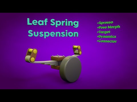 Cinema 4 D Multi Tech Tutorial 18 Leaf Spring