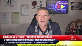 Intreaba-ma si primesti raspunsul I #erichmocanu