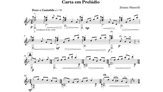 Jonatas Manzolli - Carta em Prelúdio