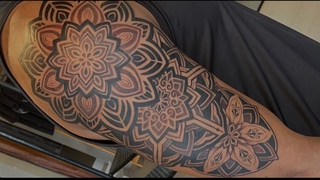 A TATUAGEM MAIS ELABORADA DO CANAL - PROJETO MANDALA - TATUANDO EM TEMPO REAL #39 - LOCKINK