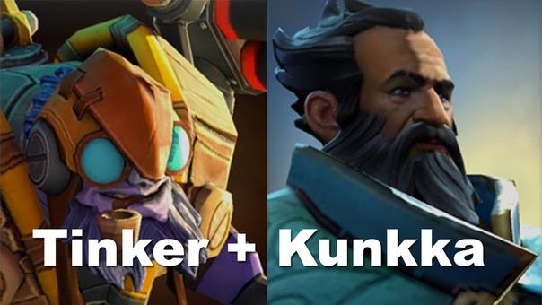 Kunkka + Tinker X Marks The Spot Combo Dota