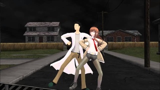 MMD Gangnam Style -Kurisu x Okabe-