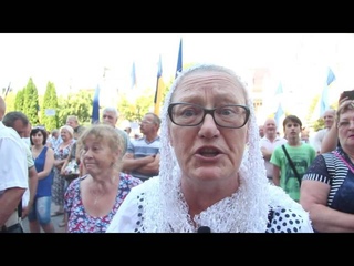 Росіянка з Омська протесту в Кіровограді проти назви Кропивницький