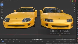 Toyota Supra 1996 redesign - video 1 - 4x timelapse