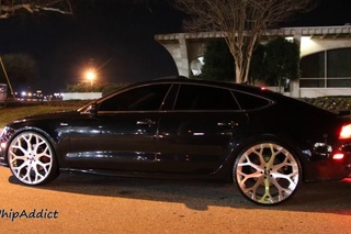 WhipAddict: 2013 Audi A7 on brushed 24 Drea Monoblock Forgiatos, Atlanta, GA