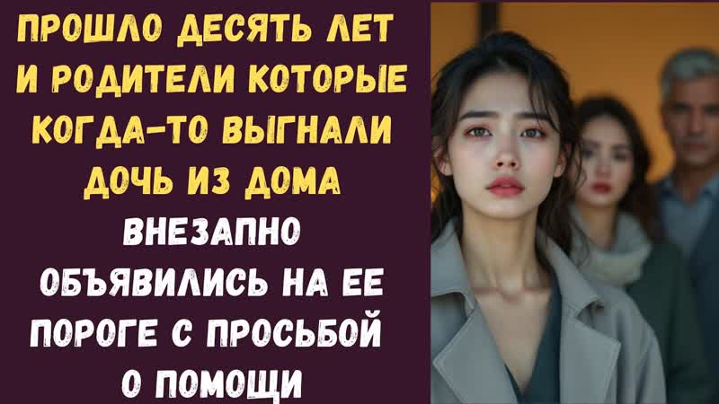 Прошло десять лет и родители которые когда то выгнали дочь