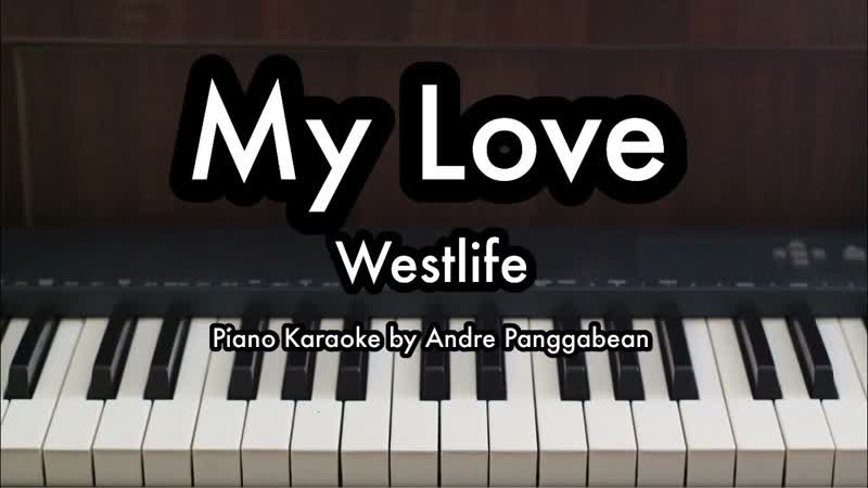 My Love Westlife, Piano Karaoke by Andre