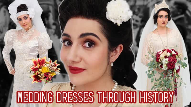 I Tried Wedding Dresses Through