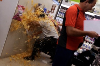 Supermarket Food Fight!!