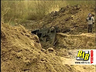 Под Волгоградом подняли танк Т-60