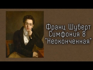 Франц Шуберт Симфония 8 си минор Неоконченная Franz Schubert Unfinished Symphony 8 h moll (minor)