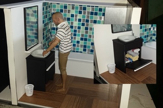How to make a Doll Bathroom Sink