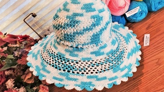 Part 3 Crochet Airy Summer Sun Hat | Round 29 to Finish
