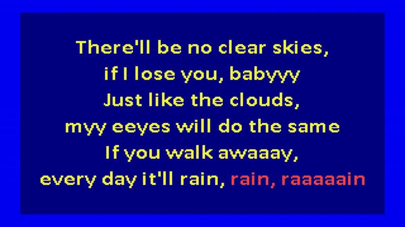 Bruno Mars It Will Rain