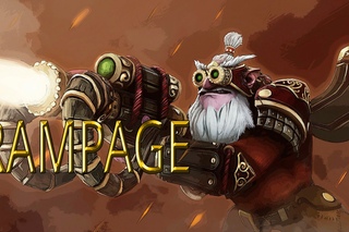 Rampage Sniper dota 2