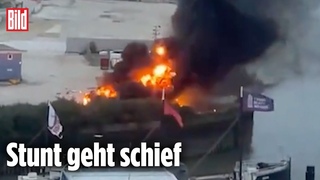 Filmset explodiert in London