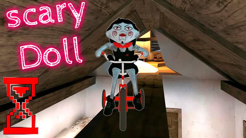 Играю против куклы Пилы, , Scary Doll 1.