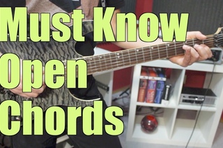 10 Must Know Movable Guitar Open Chords