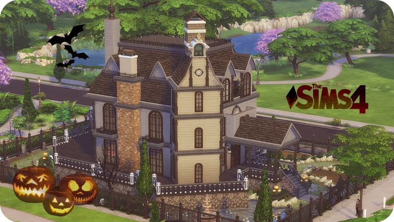 The Sims 4: Строим особняк Аддамсов Дом на