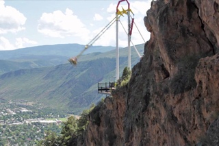 Giant Canyon Swing at Glenwood Caverns