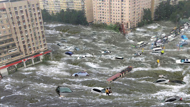 Italy is underwater Many cars destroyed, flash flooding in Florence and
