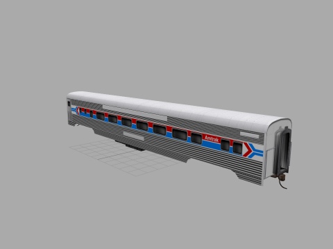 Amtrak Coach ex-SCL Phase I A