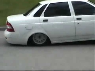 Тюнинг Лада Приора пневмоподвеска