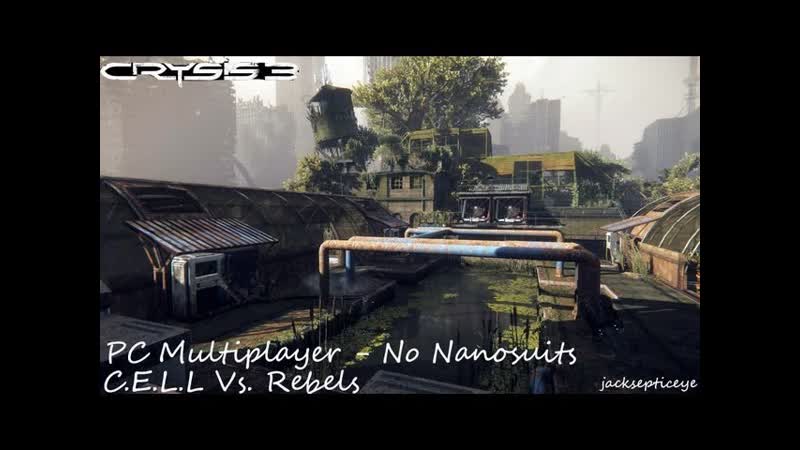 Crysis 3 Multiplayer PC No Nanosuits Rebels vs CELL Crash Site Skyline ( Gameplay