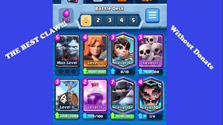 THE BEST CLAW IN THE WORLD!!!!! WITHOUT DONATE!! CLASH ROYALE