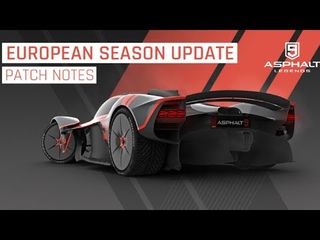 Asphalt 9 | Upcoming Season Patch Notes | European Season