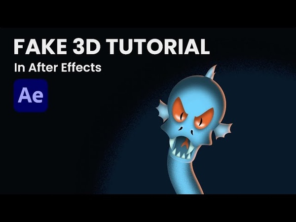 FAKE 3 D DRAGON, Quick After Effects