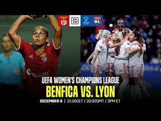 BENFICA VS. OLYMPIQUE LYONNAIS | UEFA WOMEN’S CHAMPIONS LEAGUE MATCHDAY 5 LIVESTREAM