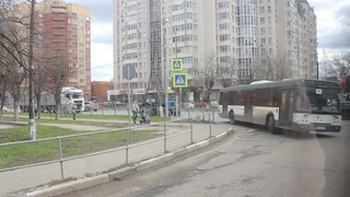 По центру Ивантеевки - проедемся в сторону микрорайона Детская на современном автобусе из Москвы!