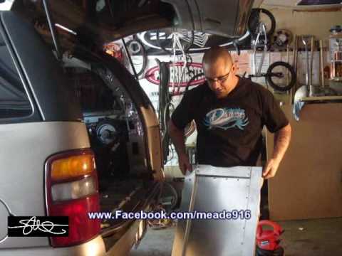 Custom Battery Rack LID FAbricated Hole sealed (video