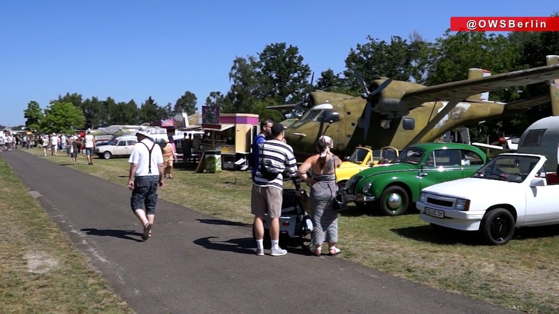 Vintage Vehicle Show in the Cottbus Airfield Museum, Germany