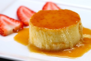 Homemade Passion Fruit Flan