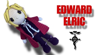 EDWARD ELRIC AMIGURUMI 1/4 (SUBS) #edwardelricacrochet #fullmetalalchemist