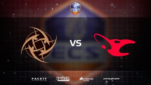 NIP vs Mouz, map 1 сbble, ECS Season 1