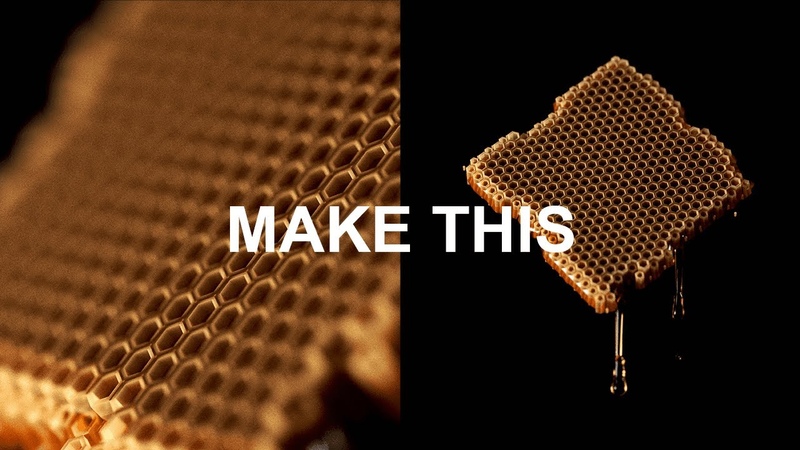 Honey in C4 D Redshift Powerful Cloners, Volume Mesh,
