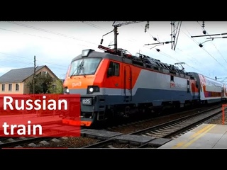 The world’s best Russian train. Russian double-decker train