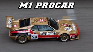BMW E26 M1 Procar | Hollow sound with silenced exhaust